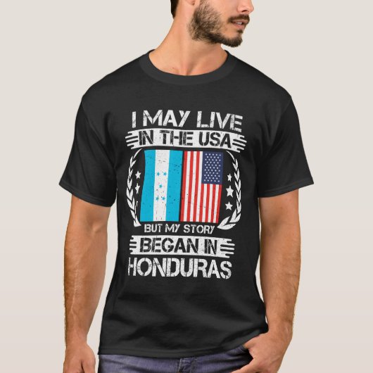 Mijn verhaal begon in Honduras T-shirt (Voorkant)