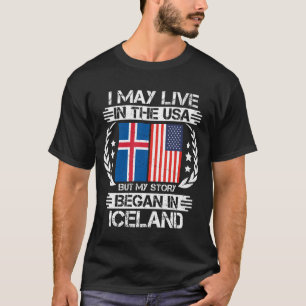 Mijn verhaal begon in IJsland T-shirt
