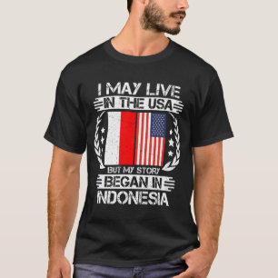 Mijn verhaal begon in Indonesië T-shirt
