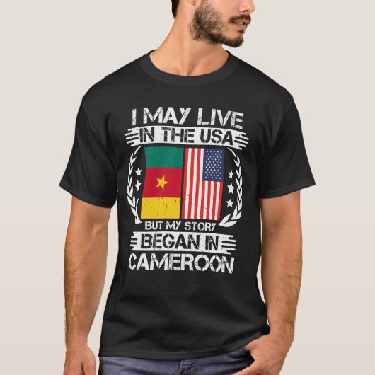 Mijn verhaal begon in Kameroen T-shirt (Voorkant)