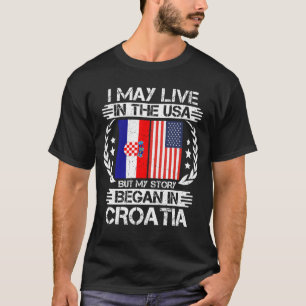 Mijn verhaal begon in kroatië t-shirt