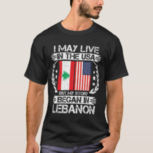Mijn verhaal begon in Libanon T-shirt