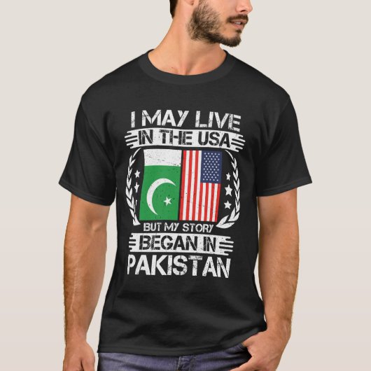 Mijn verhaal begon in Pakistan T-shirt (Voorkant)