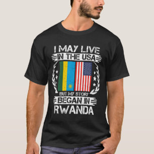 Mijn verhaal begon in Rwanda T-shirt