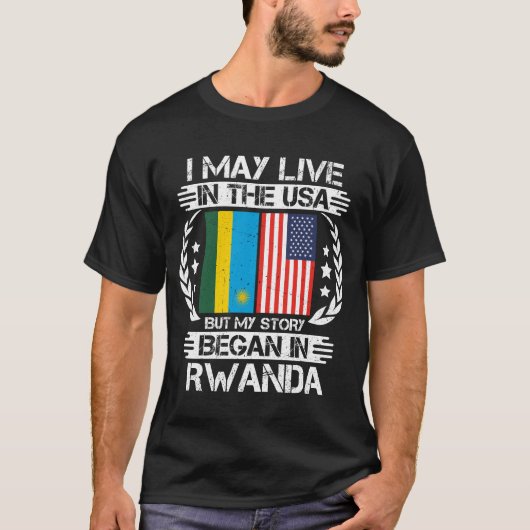 Mijn verhaal begon in Rwanda T-shirt (Voorkant)