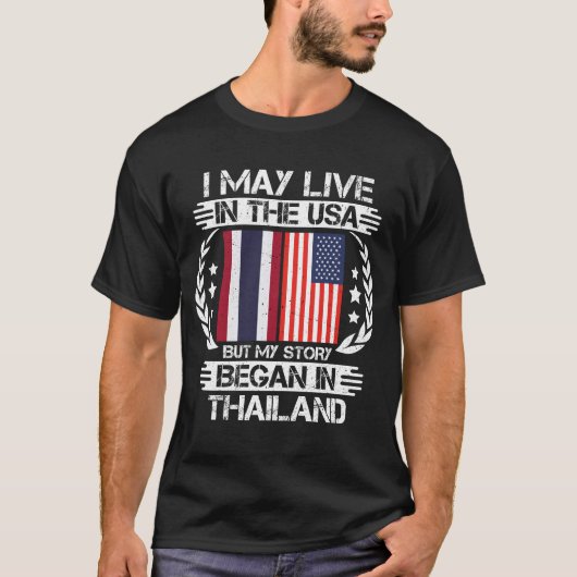 Mijn verhaal begon in Thailand T-shirt (Voorkant)
