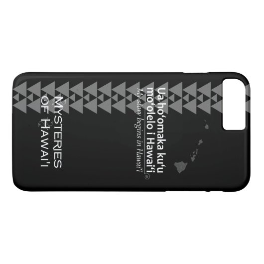 Mijn verhaal - Black Hawaiian Tribal iPhone 8Plus  Case-Mate iPhone Case (Achterkant (Horizontaal))