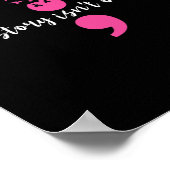 Mijn verhaal is nog niet over Semicolon kracht men Poster (Hoek)