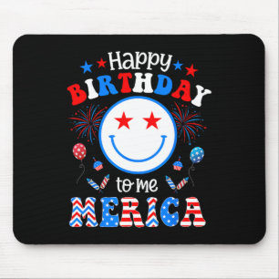 Mijn verjaardag 4 juli Amerikaanse Onafhankelijkhe Muismat