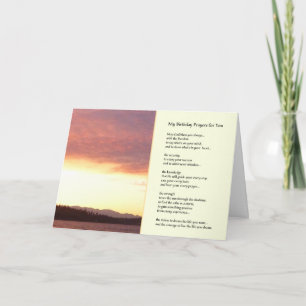 Mijn verjaardag gebeden voor jou... kaart