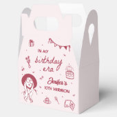 Mijn verjaardag Retro verjaardag Bedankdoosjes (Geopend)