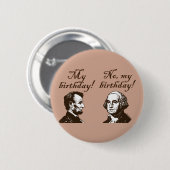 Mijn verjaardag ronde button 5,7 cm (Voorkant /achterkant)