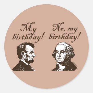 Mijn verjaardag ronde sticker