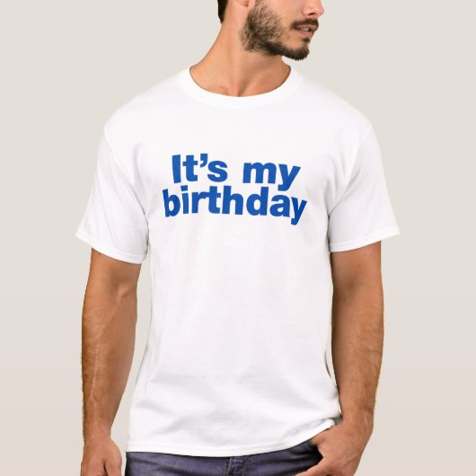 Mijn verjaardag t-shirt (Voorkant)