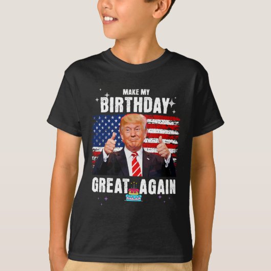 Mijn verjaardag weer geweldig t-shirt (Voorkant)