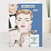 Mijn verjaardagscadeau kaart (Voorkant)