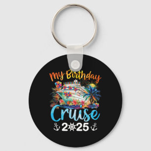 Mijn verjaardagscruise 2025 Familiecruise Vakantie Sleutelhanger