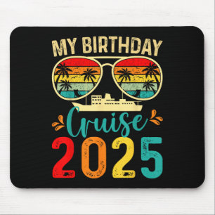 Mijn verjaardagscruise 2025 Feest Cruise Verjaarda Muismat