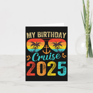 Mijn verjaardagscruise 2025 Party Cruise Verjaarda Kaart