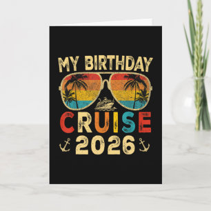 Mijn verjaardagscruise 2026 Feest Cruise Verjaarda Kaart