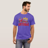 Mijn verjaardagsraceauto retro t-shirt (Voorkant volledig)
