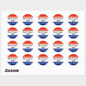 Mijn verkiezingskwestie 2020 ronde sticker (Vel)