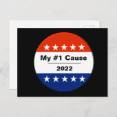 Mijn verkiezingskwestie Briefkaart 2022 (Voorkant / Achterkant)