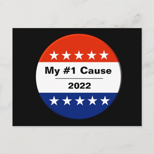 Mijn verkiezingskwestie Briefkaart 2022 (Voorkant)