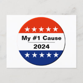Mijn verkiezingsprobleem 2024 briefkaart