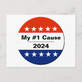 Mijn verkiezingsprobleem 2024 briefkaart