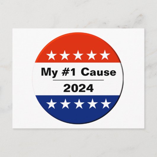 Mijn verkiezingsprobleem 2024 briefkaart (Voorkant)