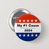 Mijn verkiezingsprobleem 2024 Button (Voorkant /achterkant)