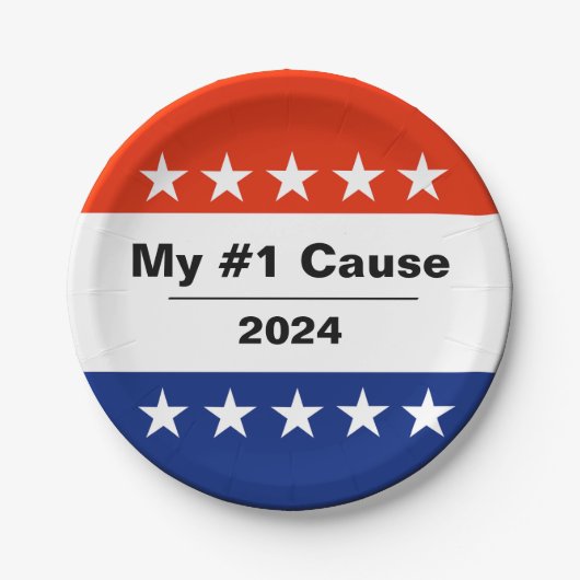 Mijn verkiezingsprobleem 2024 papieren bordje (Voorkant)