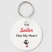 Mijn verkoper heeft mijn hart sleutelhanger (Voorkant)