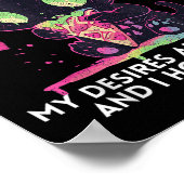 Mijn verlangens zijn de mijne en ik heb de stoïcij poster (Hoek)