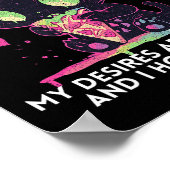 Mijn verlangens zijn de mijne en ik heb de stoïcij poster (Hoek)