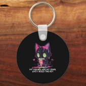 Mijn verlangens zijn de mijne en ik heb de stoïcij sleutelhanger (Voorkant)