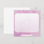 Mijn verlanglijstje - 525x525 - Roze (Voorkant / Achterkant)