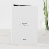 MIJN VERLATE VERJAARDAG KAART (Achterkant)