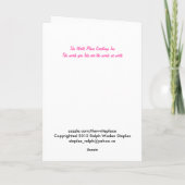 Mijn verloofde Valentijnsdag Feestdagen Kaart (Achterkant)