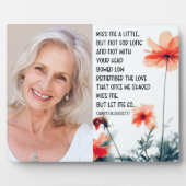 Mijn Vermiste Maar Laat Me Gaan Foto Citaat Herden Fotoplaat (Voorkant)