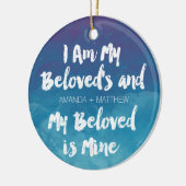 Mijn vermoeden is dat mijn blauwe Waterverf is gep Keramisch Ornament (Links)