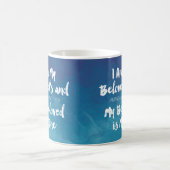 Mijn vermoeden is dat mijn blauwe Waterverf is gep Koffiemok (Center)