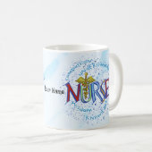 Mijn verpleegster motto koffiemok (Voorkant rechts)