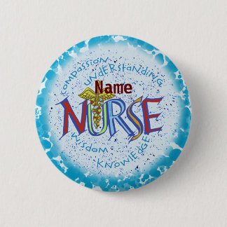 Mijn verpleegstersmotto ronde button 5,7 cm