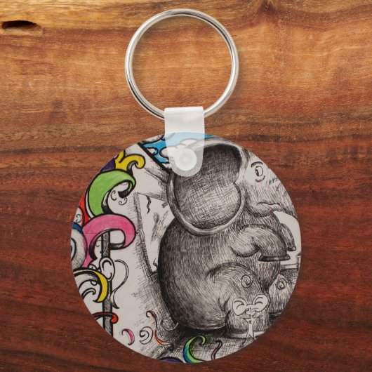 mijn verrassing keychian sleutelhanger (Voorkant)