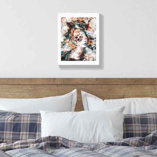 Mijn verstand verliezen canvas afdruk (Insitu (Slaapkamer))