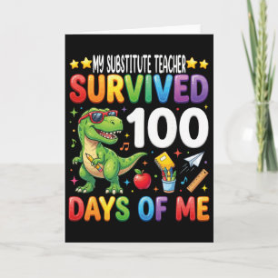 Mijn vervangende docent overleefde 100 dagen met m kaart