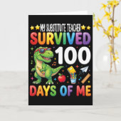 Mijn vervangende docent overleefde 100 dagen met m kaart (Gele Bloem)