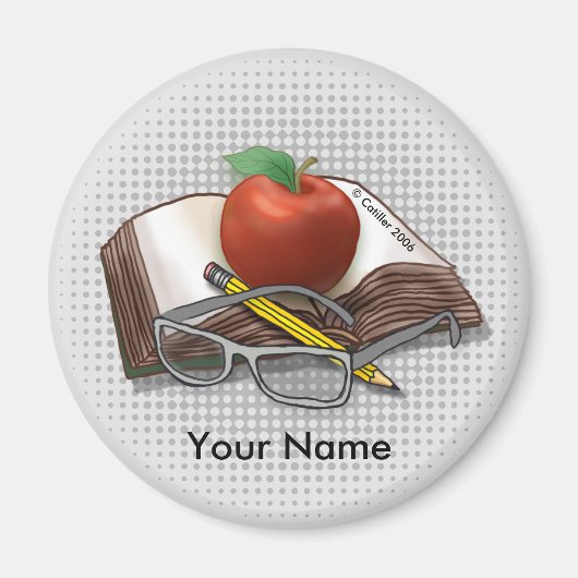 Mijn vervangende docentenmagneet magneet (Voorkant)